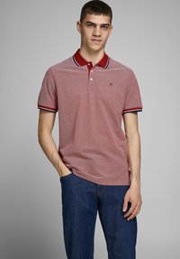 Jack & Jones PREMIUM - JPRBLUWIN SS STS - Piké - red dahlia Miniatyrbild 1