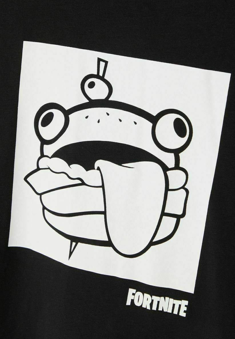 LMTD FORTNITE - T-shirt print - black/gemêleerd zwart - Zalando.nl
