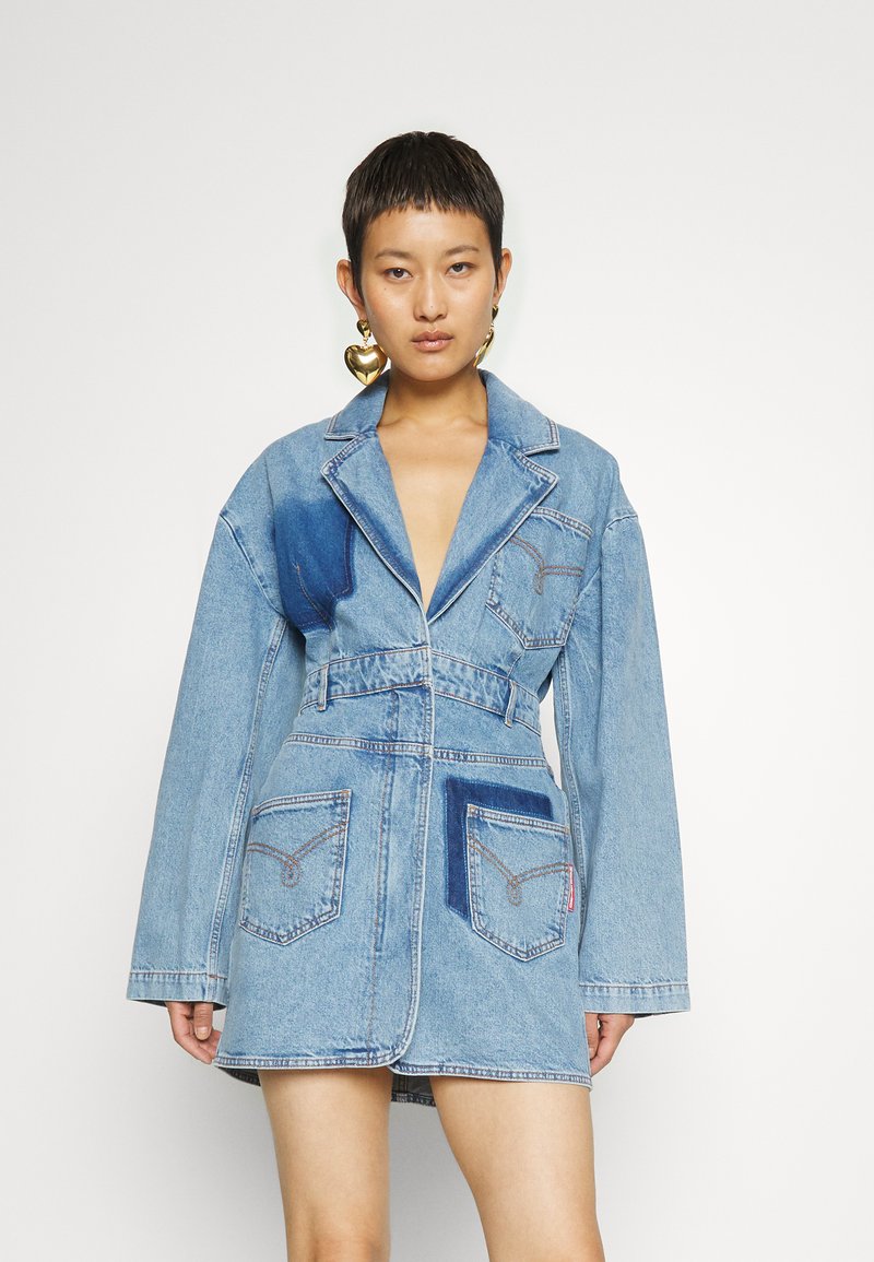 MOSCHINO JEANS DRESS Denim dress fantasy light blue/blue Zalando