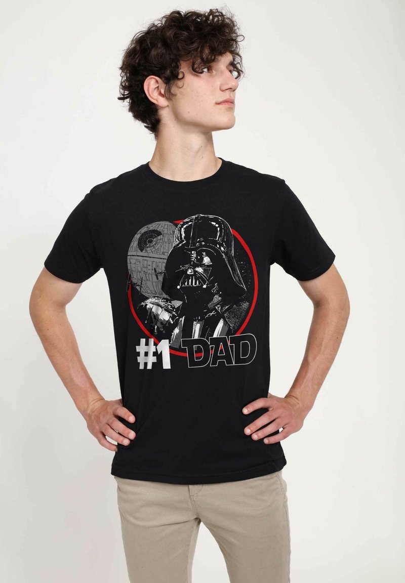 Maglietta Star Wars Uomo – Vader Father Photo, 100% Cotone, Manica Corta, T-Shirt Ufficiale - 6
