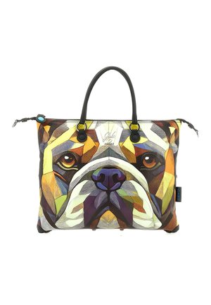 PIATTA PLUS TAGLIA - Shopping bag - bull-dog giallo