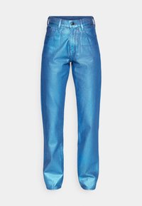 VIKTORIA HIGH STRAIGHT - Traperice ravnih nogavica - luna blue