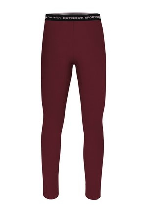Unterhose lang - bordeaux