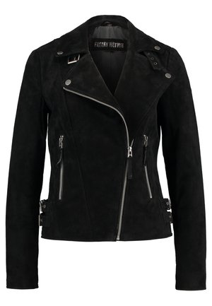 TAXI DRIVER - Leather jacket - black