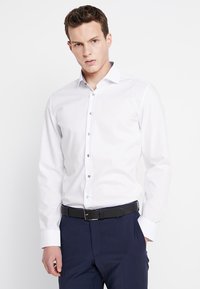 Seidensticker - SLIM SPREAD PATCH - Formal shirt - weiß/grau Thumbnail Image 1