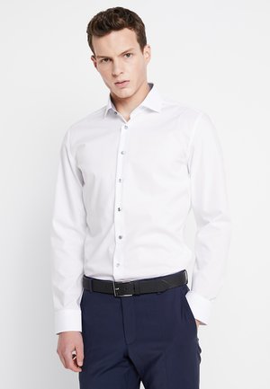 SLIM SPREAD PATCH - Formal shirt - weiß/grau