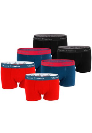 HIPSTER 6 PACK - Pants - schwarz rot blau