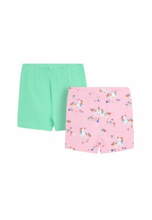 JoJo Maman Bébé REGULAR FIT 2 PACK  - Šortai - pink unicorn