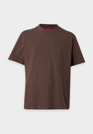 HUGO, DAPOLINO - T-shirt basic - brown