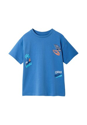 Vertbaudet, Print T-shirt - mittelblau