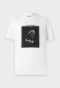 DOBERO - T-shirt imprimé - white