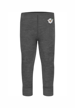 Merino  lange Unterhose Leggings Thermounterhose aus 100 % Merinowolle - Tights - anthrazit