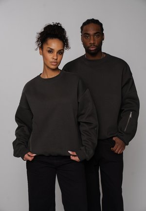 Multiply Apparel, UNISEX - Sweatshirt - black soda washed