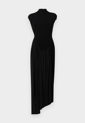 FRANCIS COMBO MIDI DRESS - Pidulikud riided - black