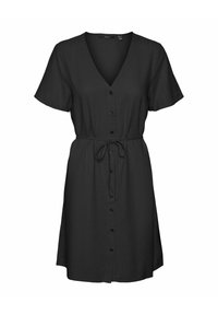 Vero Moda VMMYMILO KURZES - Skjortklänning - black