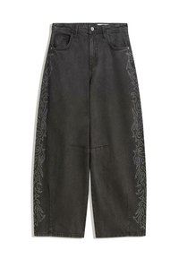 SHIMMERY BARREL - Džínsy baggy - grey