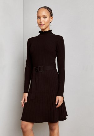 DRESS FLARE - Jumper dress - black