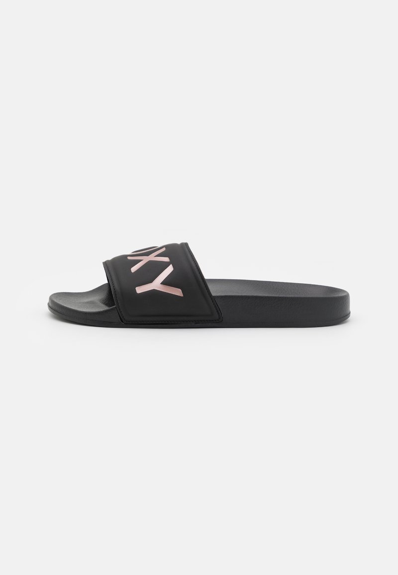 Roxy SLIPPY II - Badesandaler - black/gold