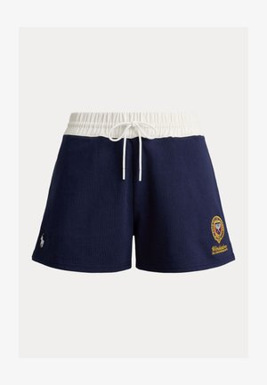 Polo Ralph Lauren, WIMBLEDON LOGO JERSEY RUGBY SHORTS - Træningsbukser - refined navy