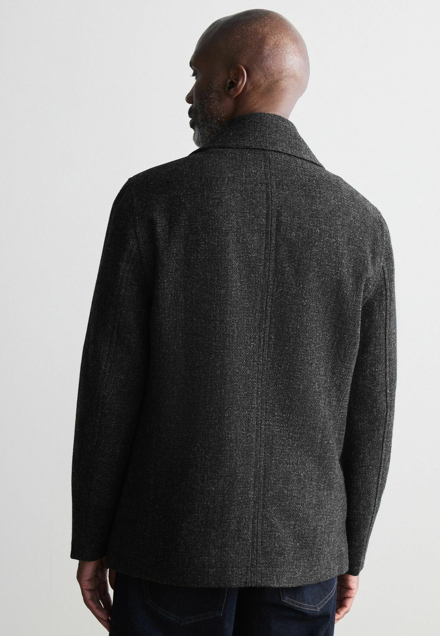 Next REGULAR FIT - SIGNATURE PEA - Classic coat - charcoal grey