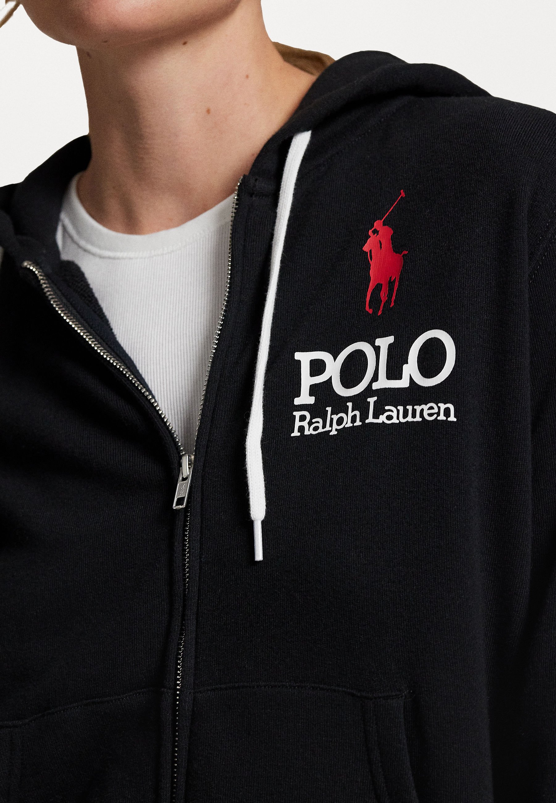 Polo Ralph Lauren BIG PONY LIGHTWEIGHT FLEECE ZIP HOODIE - Zip-up