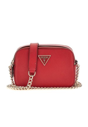Guess NOELLE CROSSBODY CAMERA - Schoudertas - rot