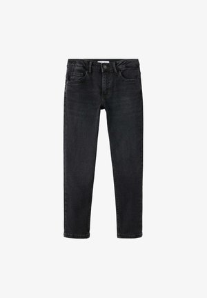 Mango Kids, KID - Slimfit džínsy - black denim