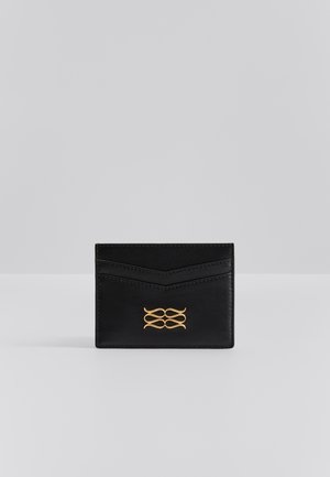 MONOGRAM LEATHER - Käyntikorttikotelo - black