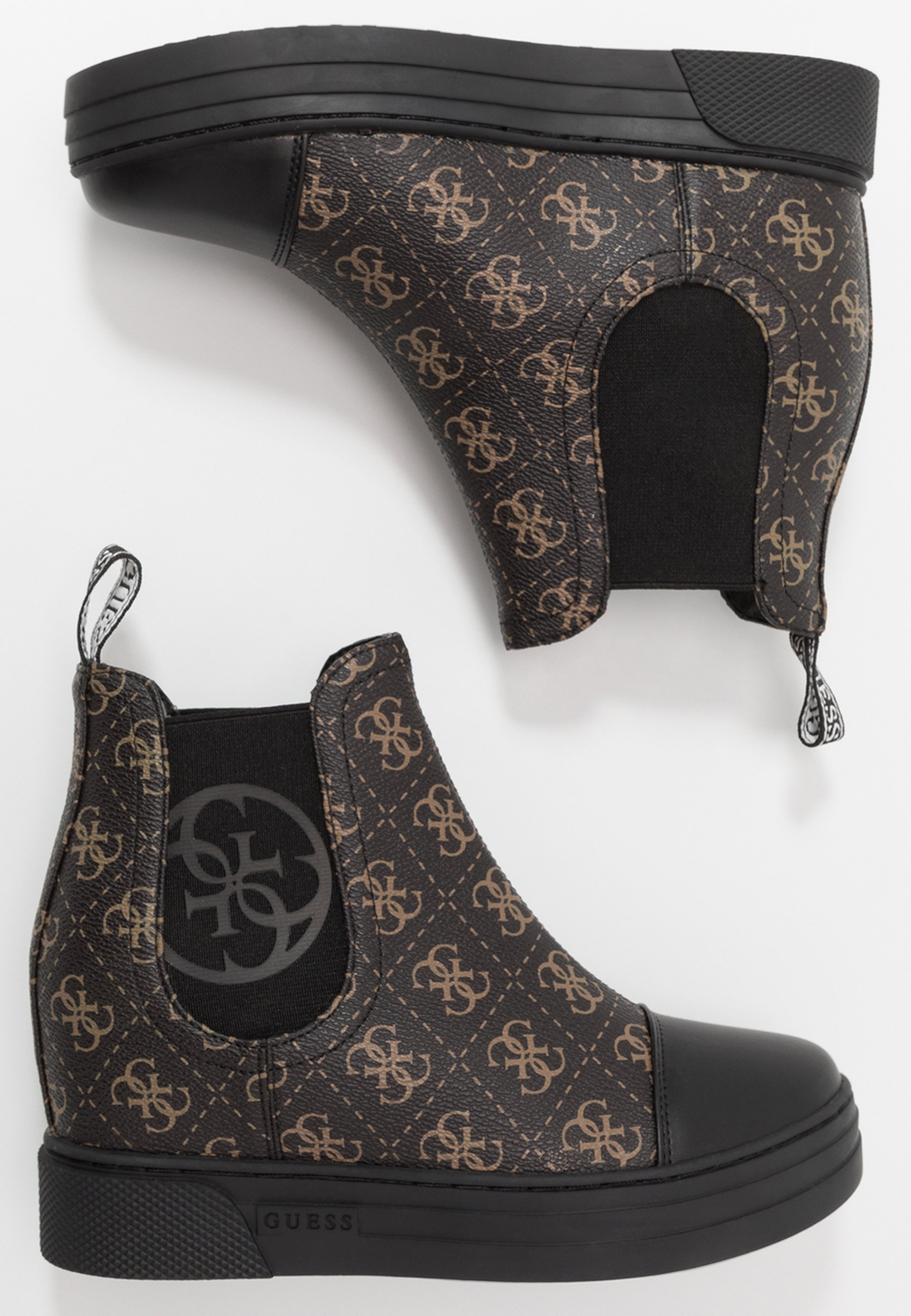 FRENZE Ankelboots brownocra FRENZE Ankelboots brownocra