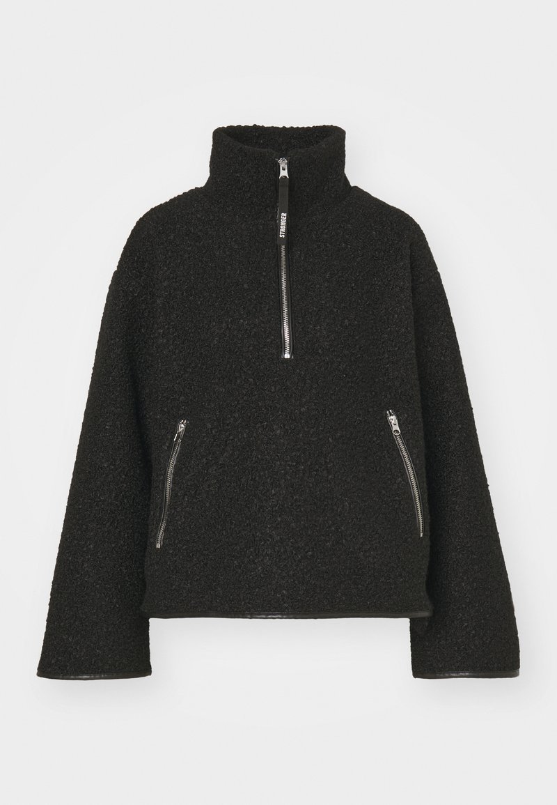 Stronger Fleece trui zwart