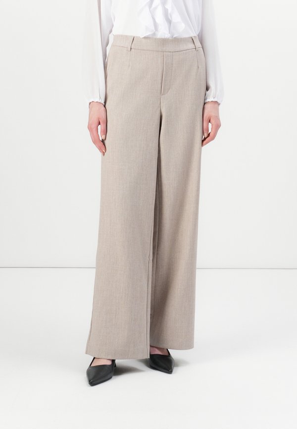 VIVARONE WIDE - Stoffhose - natural melange