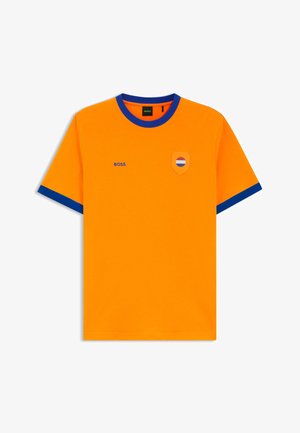 BOSS, BOSS TS_BB BC LUX TEE - T-shirt print - orange eleven