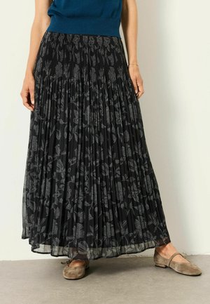 FatFace, MAXI SKIRT - Faltenrock - black dot floral