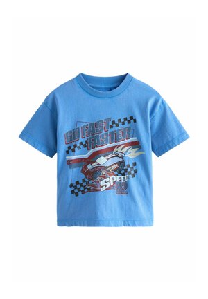 Next SHORT SLEEVE CHARACTER - T-Shirt print - blue car