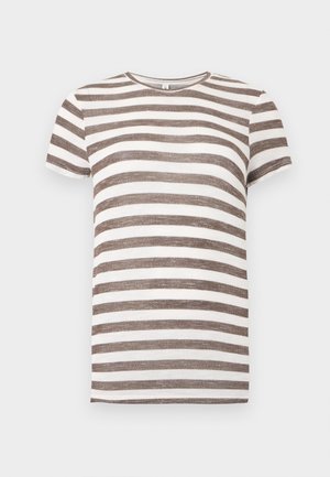 ONLY, ONLLIRAN O NECK TEE - T-shirt imprimé - cloud dancer/canteen