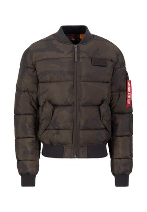 Alpha Industries PUFFER - Giubbotto Bomber - dark olive camo