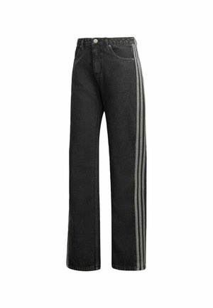 adidas Originals, FIREBIRD MID RISE STRAIGHT DENIM PANT - Jeans a sigaretta - true black denim