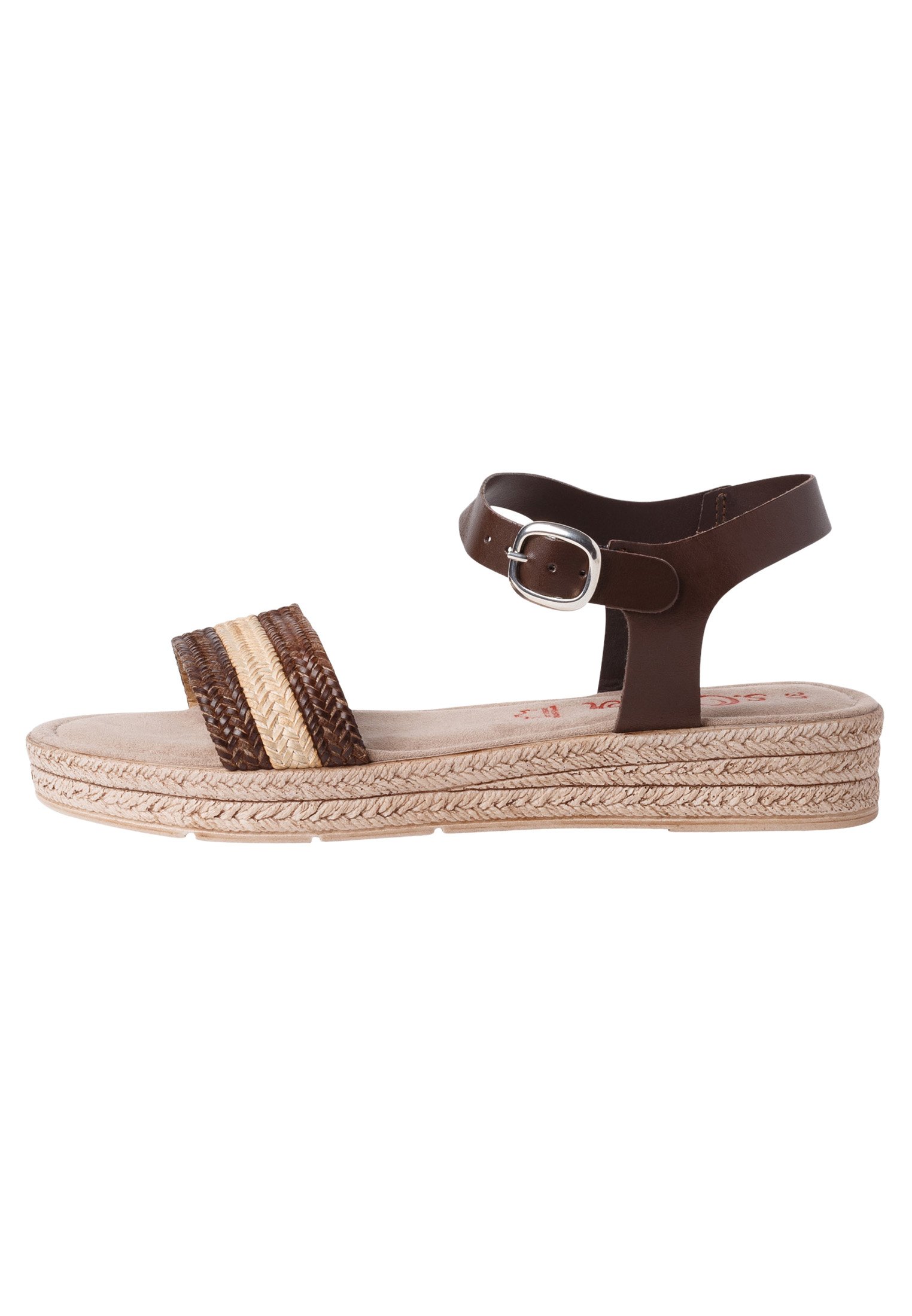 Wedge sandals mocca/brown Zalando