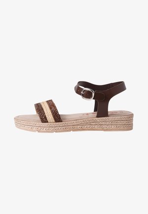 s.Oliver, Keilsandalette - mocca