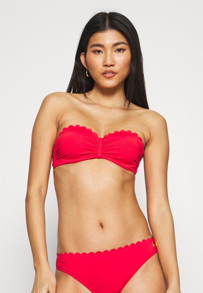 LASCANA - WIRE BANDEAU TOP - Bikini top - red, Enlarge