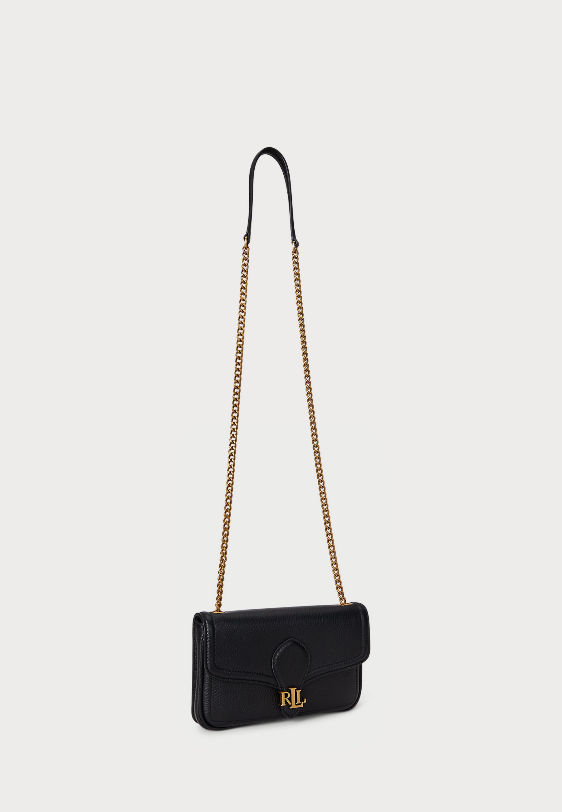 Lauren Ralph Lauren PEBBLED LEATHER BRADLEY CROSSBODY WALLET