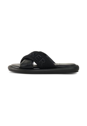 Slip-on sandaler - schwarz