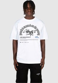 Lost Youth - LY GRAFFITI - T-shirt imprimé - white Image miniature 1