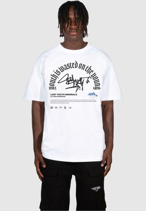 LY GRAFFITI - Camiseta estampada - white