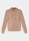 OLYMPE FULL ZIP HOOD - Sweat zippé - praline