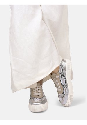 SNEAKER OAKLI - Sneaker low - beige/schwarz