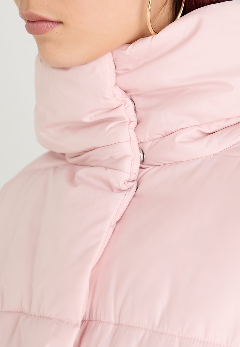 strapless open back dress Oxford Dress Coat Full Sleeve Light Pink Danson Cotton main image 0