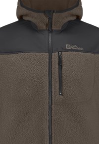 Jack Wolfskin KAMMWEG PILE  - Giacca in pile - cold coffee