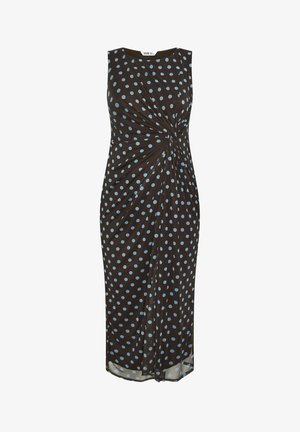 Yours Clothing, WOMEN'S MESH DRESSES - Robe fourreau - dark brown