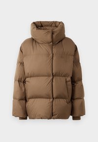 SOFT DOWN WRAP - Winter jacket - nordic taupe